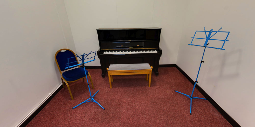 Rehearsal Rooms: Sing your heart out in one of our rehearsal rooms